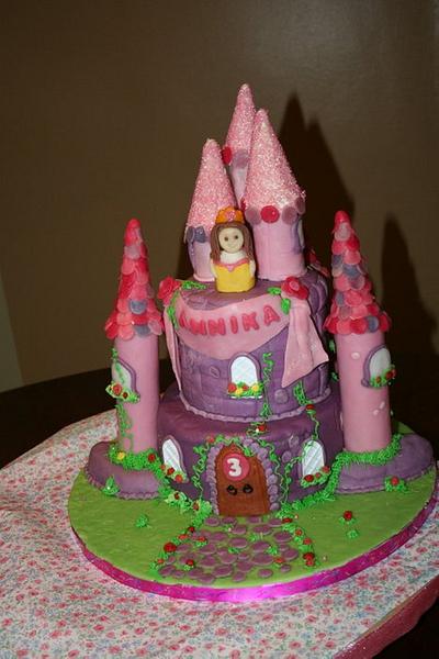 Princess castle cake - Cake by The Sugar Boutique
