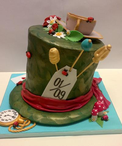 Mad Hatter Tea Party cake - Cake by Mirtha's P-arty Cakes