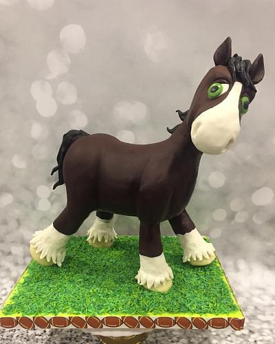 Clyde the Clydesdale Pony - Cake by Denise Makes Cakes