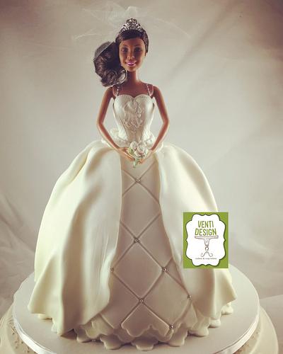 Bride doll cake - Cake by Ventidesign Cakes