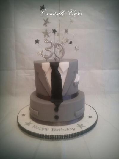 Suit & Tie - Cake by Essentially Cakes