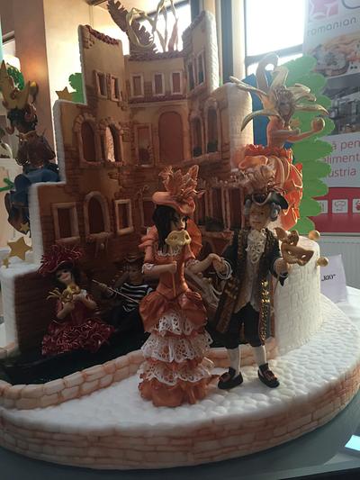 Venetian carnival - Cake by Ionela Velniceriu