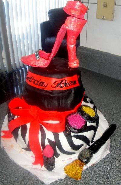 A Women's Essentials Cake - Cake by Delectable Dezzerts by Amina