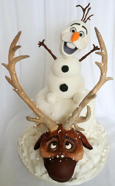 "Do You Want to Build a Snowman?"  - Cake by Deepa