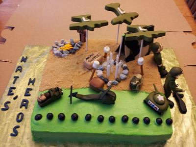 Nate's Army Cake - Cake by Carrie