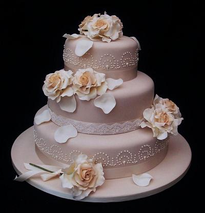 Bayley - Wedding Cake - Cake by Ceri Badham