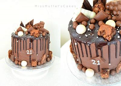 Chocolate Lovers Drip Cake - Cake by Miss Muffet's 