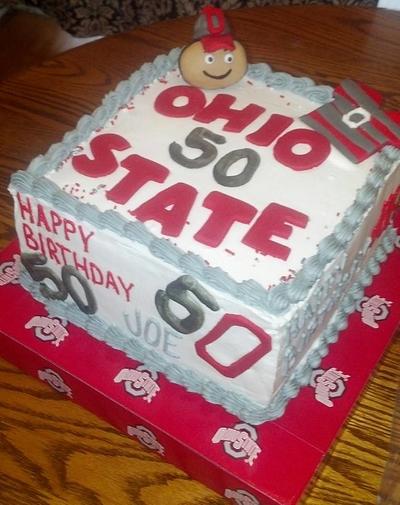 Ohio State Cake - Cake by Sherry's Sweet Shop