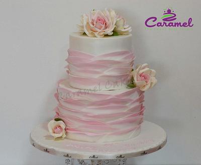 Ruffles Cake - Cake by Caramel Doha