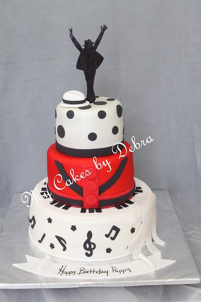 Michael Jackson Theme Birthday Cake - Cake by Debra