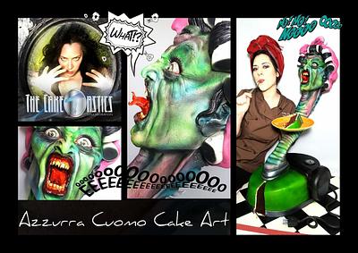 The Caketastics  collaboration: Eve-The Vacuum Cleaner❤ - Cake by Azzurra Cuomo Cake Art