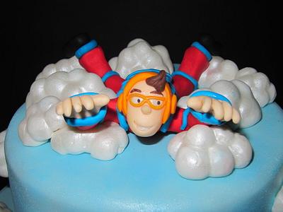 free falling (sky diving cake ) - Cake by d and k creative cakes