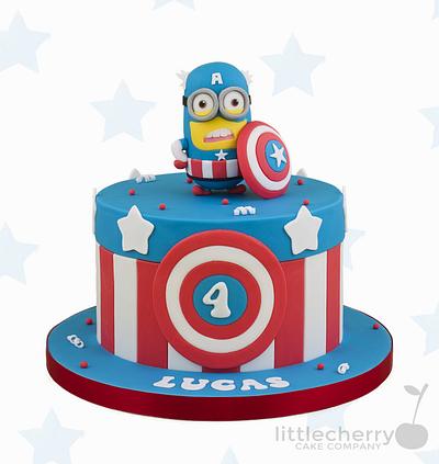 Captain America Minion - Cake by Little Cherry