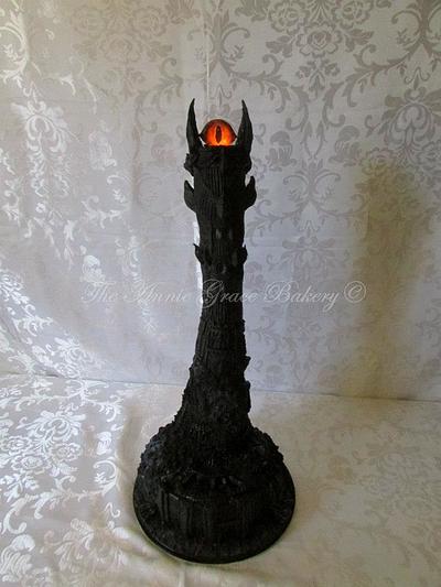 Barad-dûr (Eye of Sauron) Lord of the Rings Cake - Cake by The Annie Grace Bakery