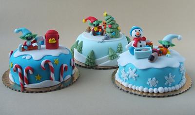 Christmas Time Is In The Air Again - Cake by 3torty