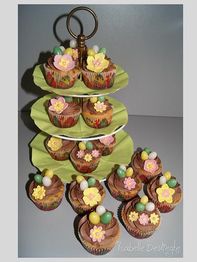easter cupcakes - Cake by IsabelleDevlieghe
