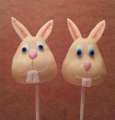 Bunny Cake Pops - Cake by Sarah Poole