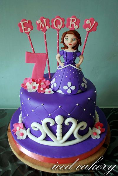 Emory's Sofia the First Cake - Cake by Iced Cakery