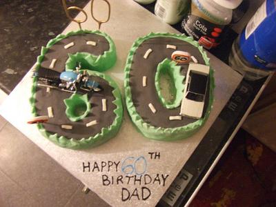 dads 60th cake  - Cake by Sharon collins