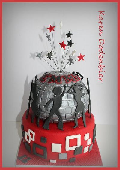 Disco dancer cake! - Cake by Karen Dodenbier