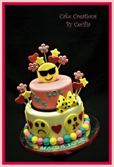 Emoji Cake - Cake by CakeCreationsCecilia