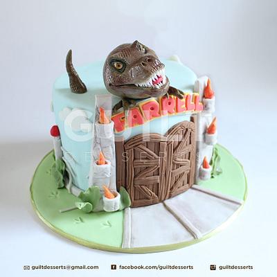 Jurassic Park - Cake by Guilt Desserts