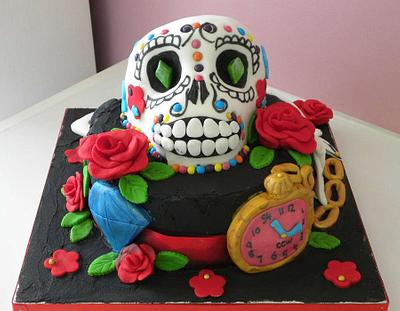 sugar skull - Cake by joanne