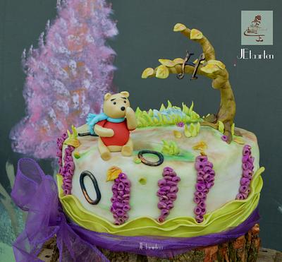 Winnie the Pooh 90th birthday collab cake - Cake by Judith-JEtaarten