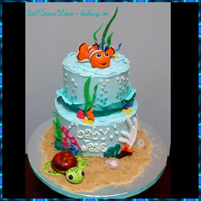 nemo baby shower cake - Cake by Monica@eat*crave*love~baking co.