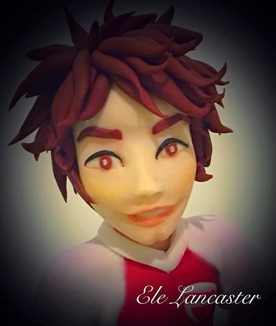 A male face.  - Cake by Ele Lancaster