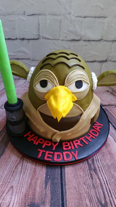 Angrybirds Star Wars Yoda - Cake by The Sugar Cake Company