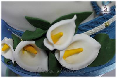 Calla Lily - Cake by Linda Bellavia Cake Art