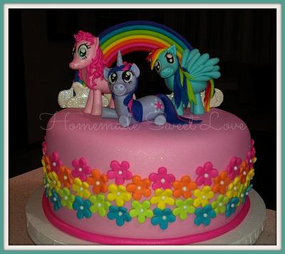 My little Pony birthday cake - Cake by  Brenda Lee Rivera 