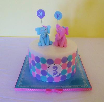 little elephans - Cake by bocadulce
