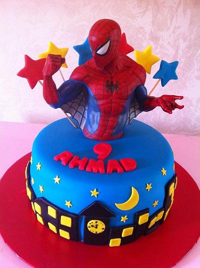 Spider Man cake for boy's Birthday  كيكة سبايدرمان من نونة كيك - Cake by nuna cake