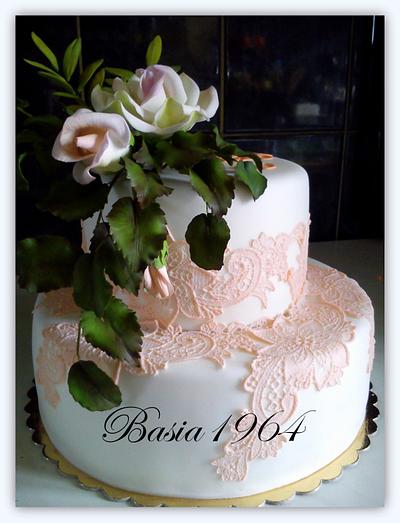 Roses and Lace - Cake by Barbara
