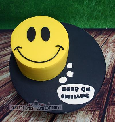 Marianne - Smiley Emoji Cake - Cake by Niamh Geraghty, Perfectionist Confectionist