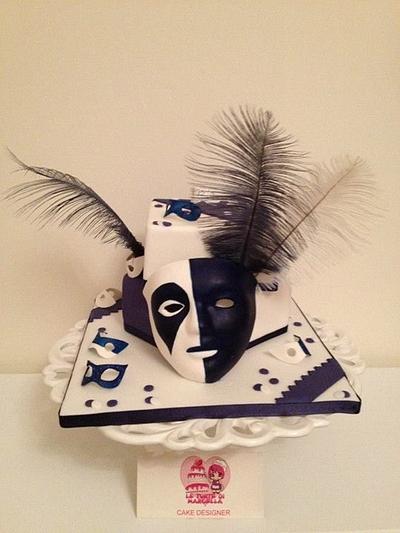 Carnival mask cake - Cake by Le Torte di Marcella 