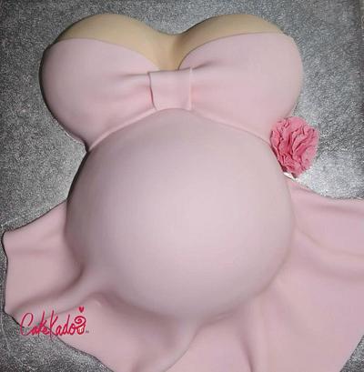 Pregnant belly cake - Cake by Cakekado