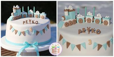 cake with train  - Cake by Lucya 