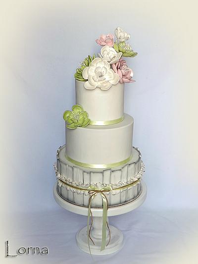 Pastel Spring Colors - Cake by Lorna