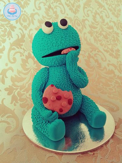 Cookie Monster Cake Topper - Cake by Bake My Day