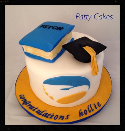 Georgia Southern University Graduation Cake - Cake by Patty Cakes Bakes