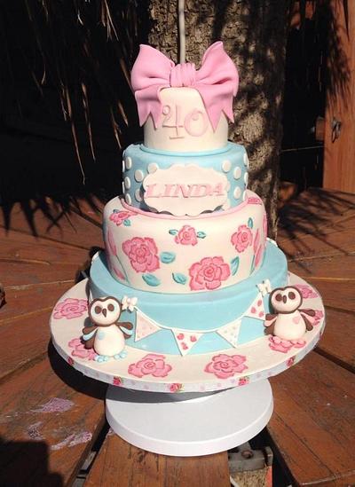 Cath Kidston inspired cake - Cake by Cacalicious