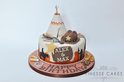 Wild West Birthday Cake - Cake by Sue Field