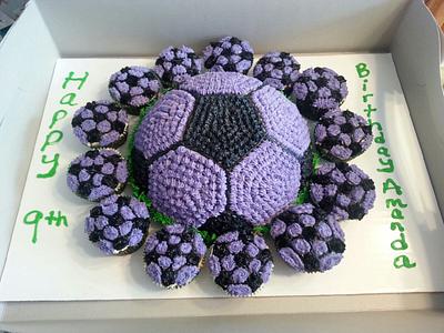 soccer ball cake - Cake by Jenn Wagner 