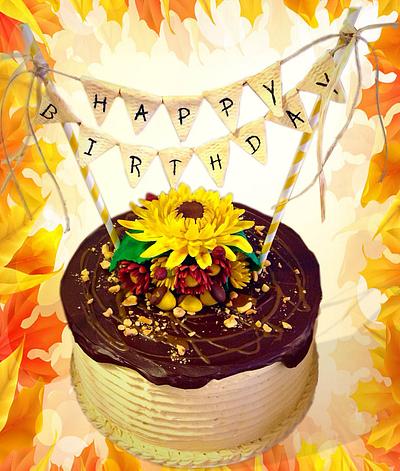 Fall Birthday - Cake by diana casassa