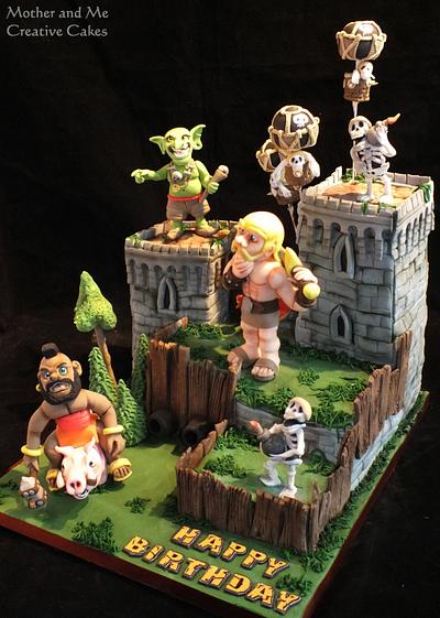 Clash of Clans cake - Cake by Mother and Me Creative Cakes