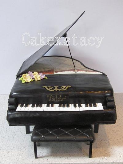 Grand Piano - Cake by Cakexstacy