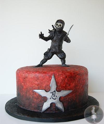 Ninja Birthday Cake - Cake by Tonya Alvey - MadHouse Bakes